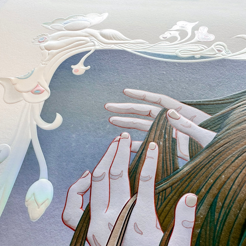 希少品/限定100部】ジェームズジーン James Jean シルクスクリーン
