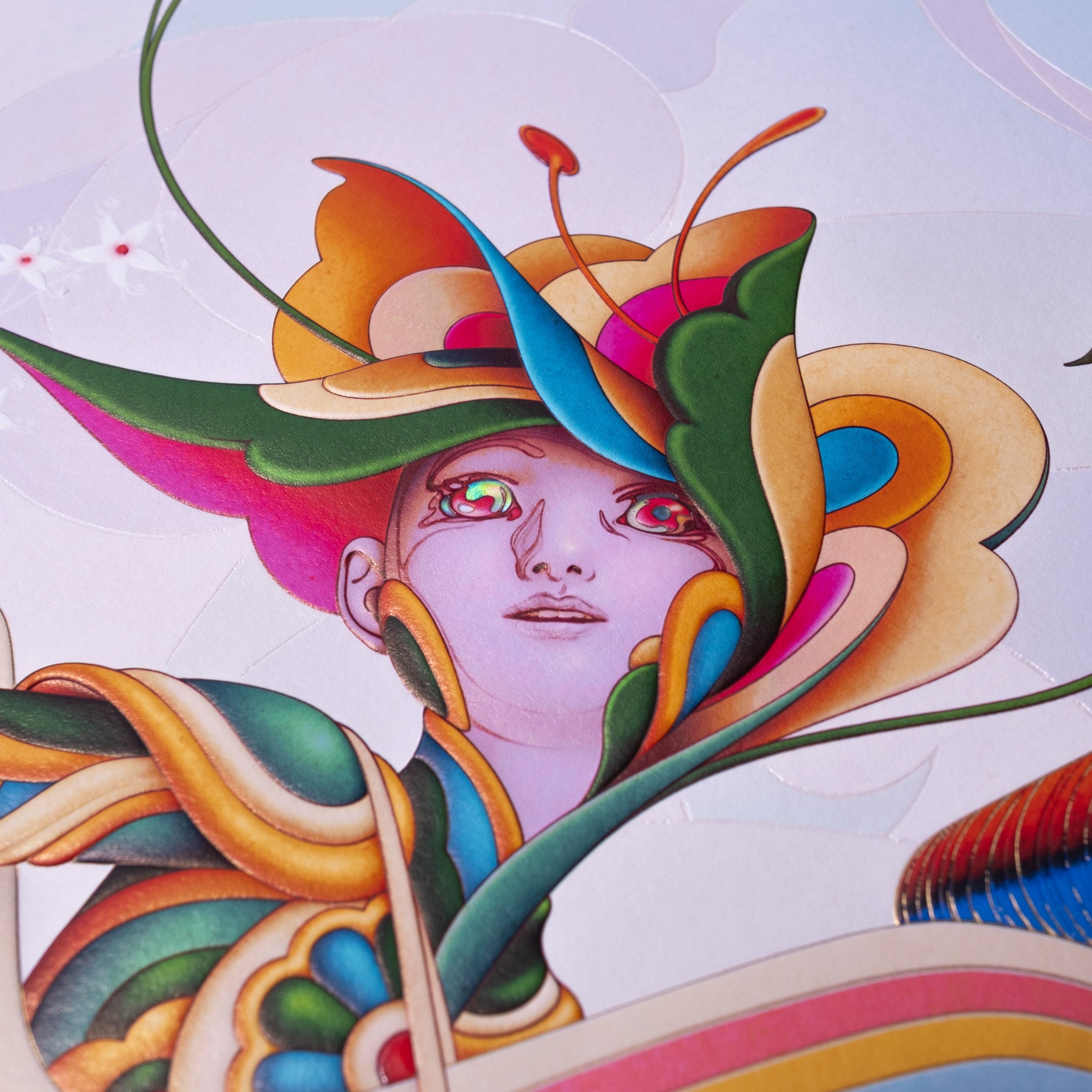 【希少品/限定100部】ジェームズジーン　James Jean シルクスクリーン ジェームス・ジーン（James JEAN）】─限定版画、ジークレー、ミックス