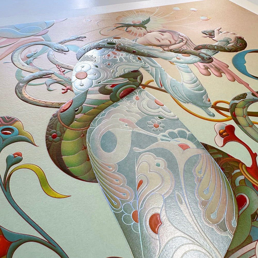 希少品/限定100部】ジェームズジーン James Jean シルクスクリーン