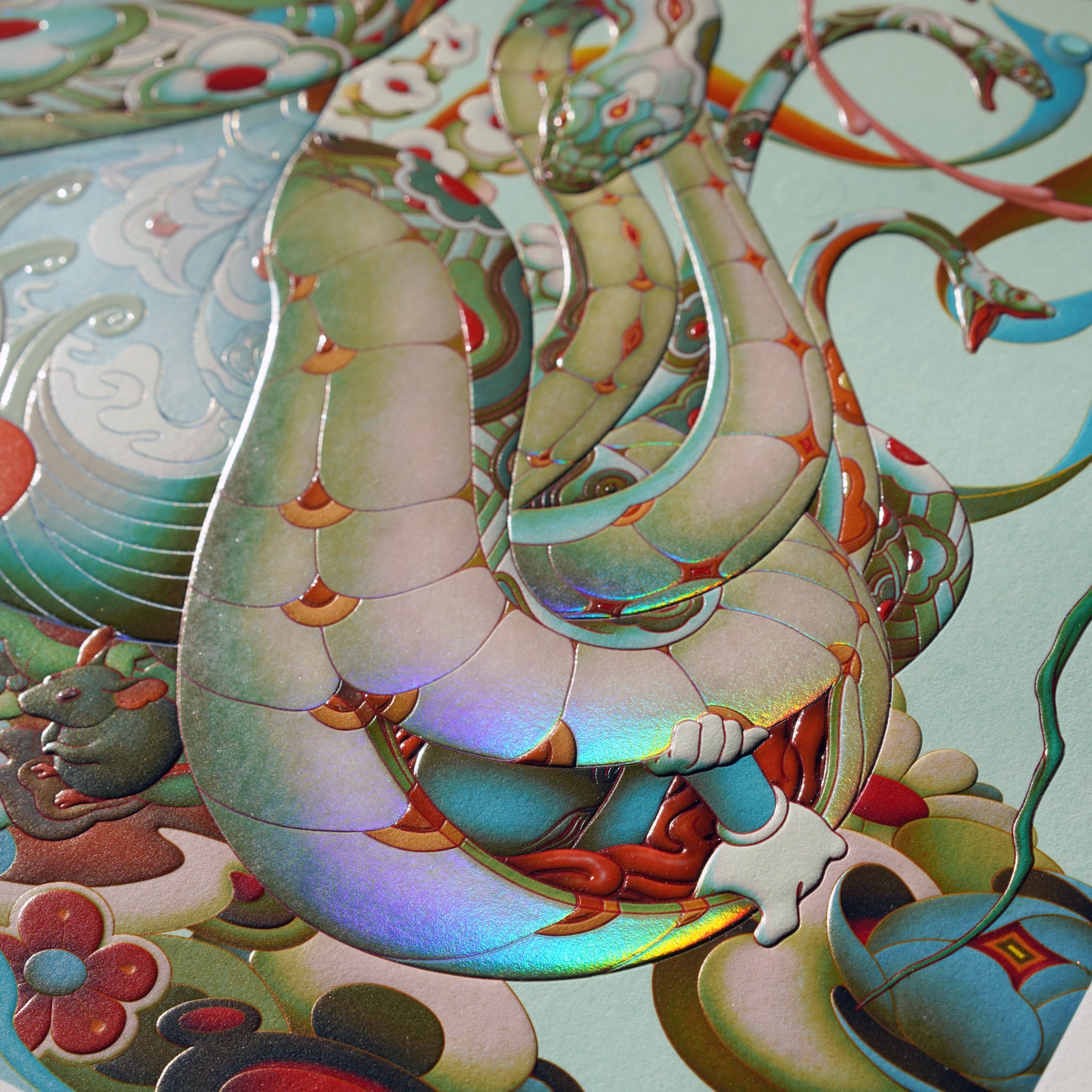 【希少品/限定100部】ジェームズジーン　James Jean シルクスクリーン Coil: Year of the Snake – James Jean | Store