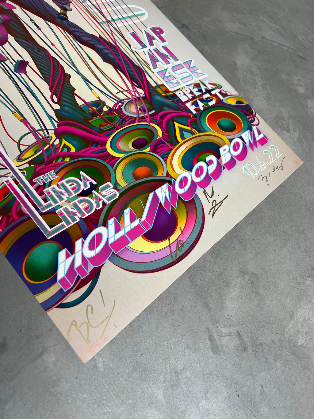 Yeah Yeah Yeahs Hollywood Bowl Poster