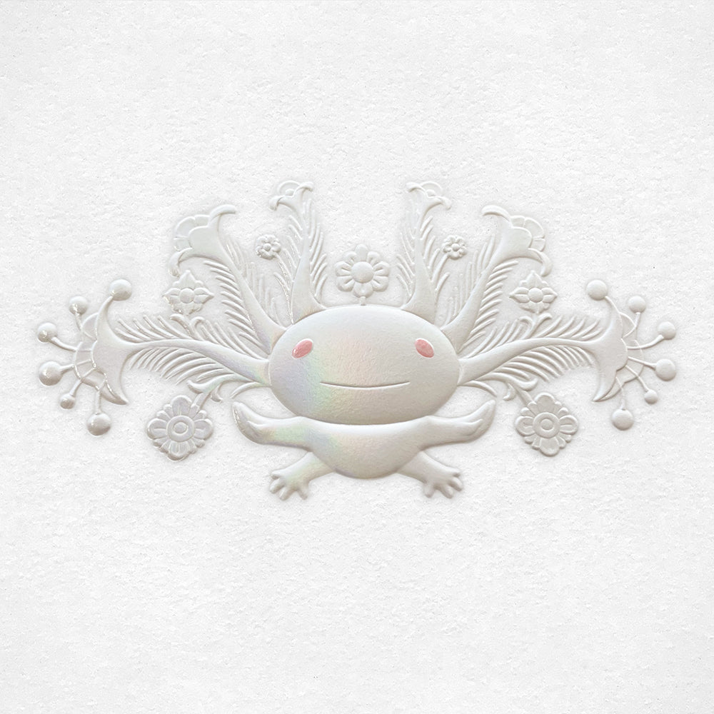 Lady with an Axolotl