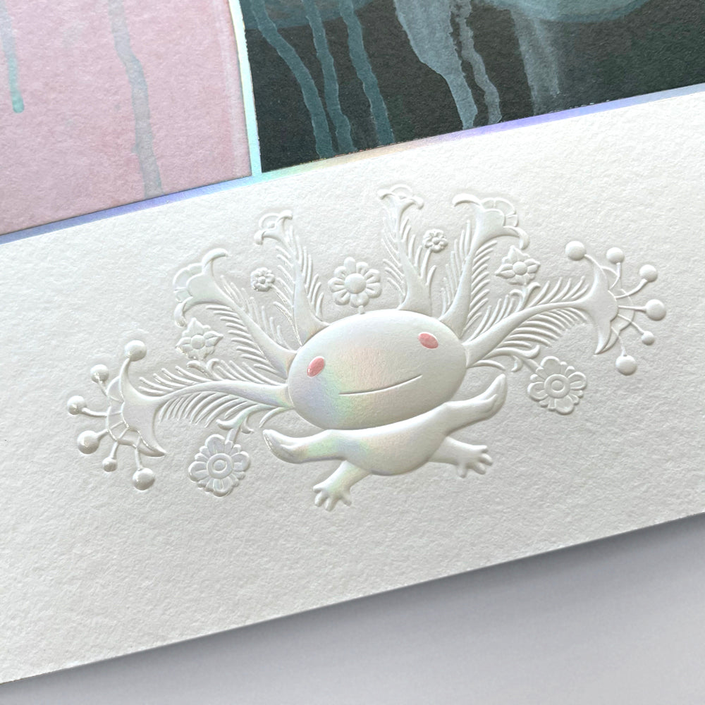Lady with an Axolotl